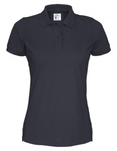 Frauen-Poloshirt pique ss