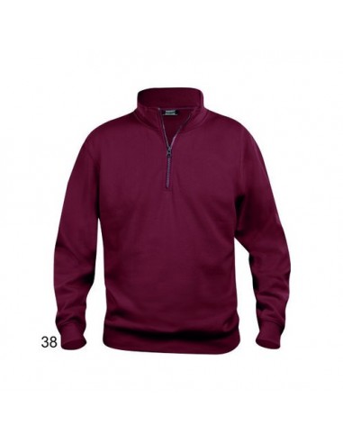 Sweatshirt Basic Zip-Kragen