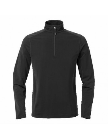 Sweat col zip stretch dame